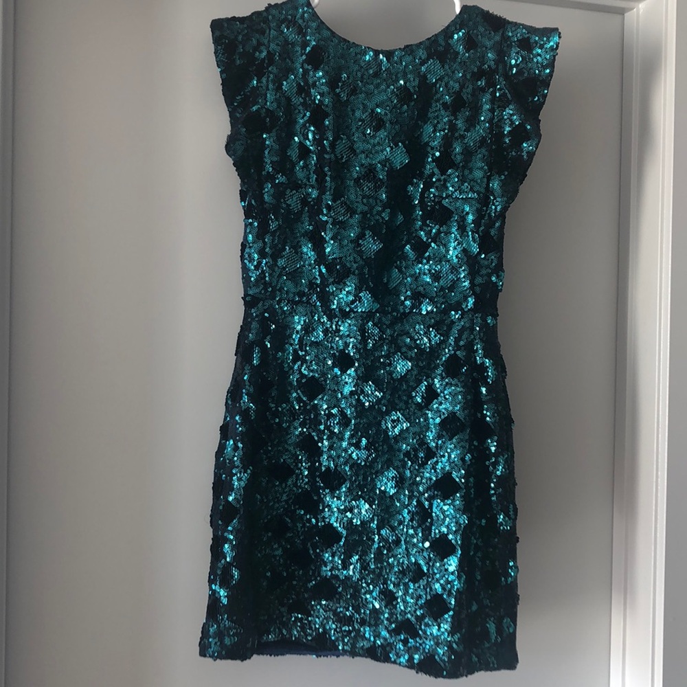 Zara Sequence Holiday Dress